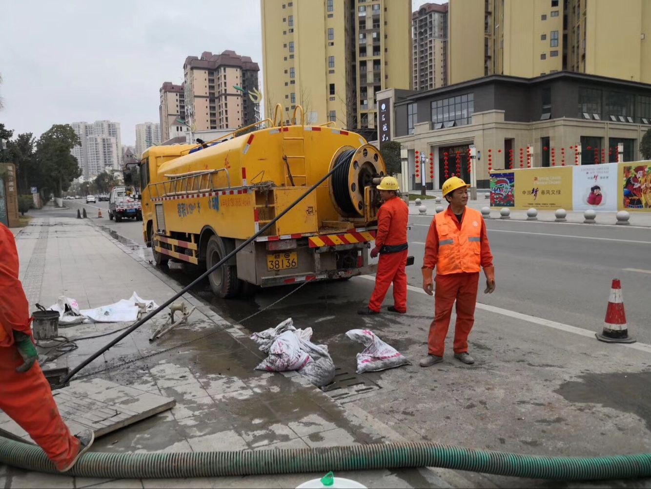 仁寿排污管道清淤-管道清洗